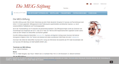 Desktop Screenshot of meg-stiftung.de