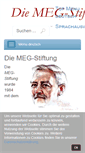 Mobile Screenshot of meg-stiftung.de
